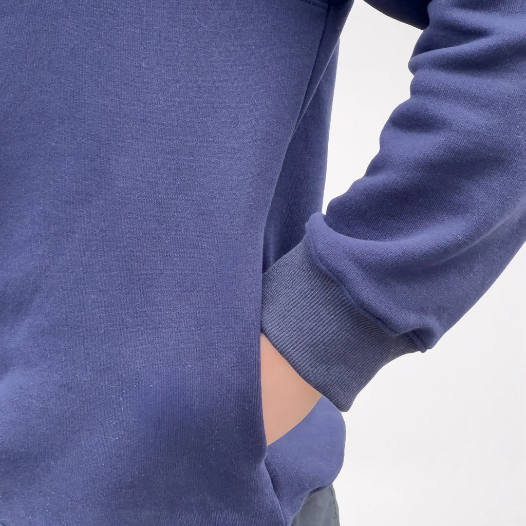 Deep Sapphire French Terry Hoodie